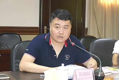 组织部部长陈朝阳分享经验